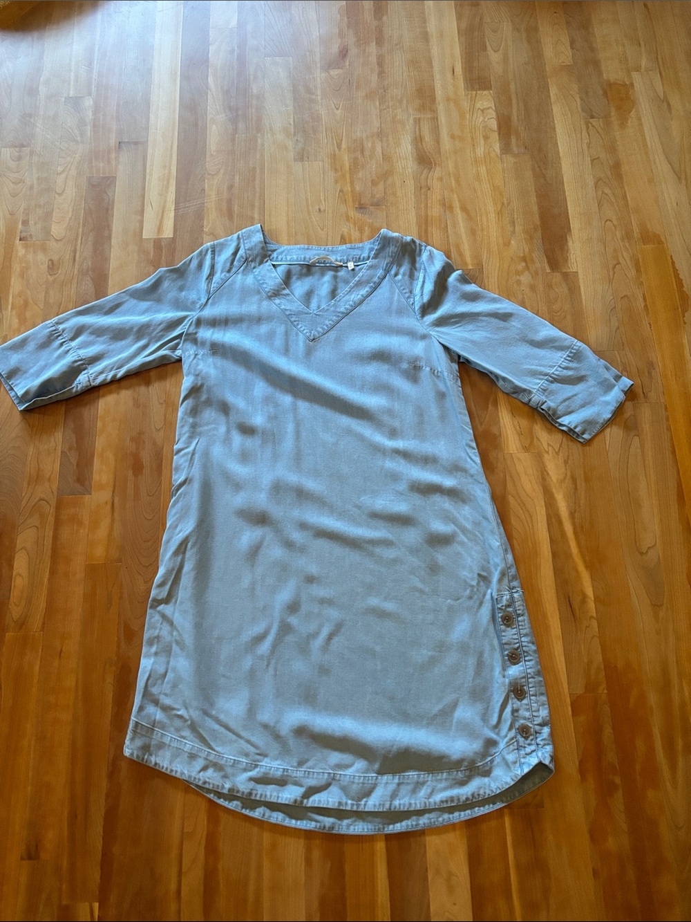 Soft Surroundings Light Blue Midi Dress